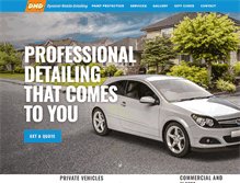 Tablet Screenshot of dmdetailing.com.au